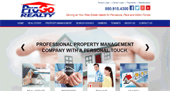 Desktop Screenshot of progorealty.com